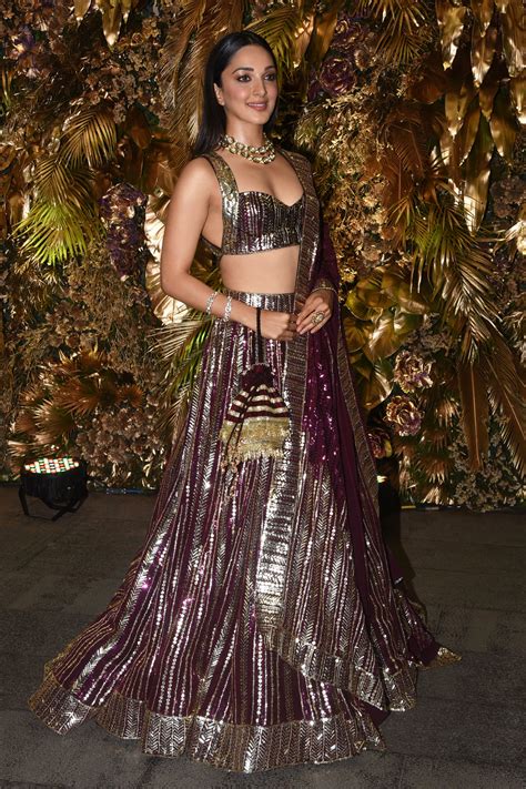 Love OTT embellishment? Check out Kiara Advani’s wine-coloured Manish