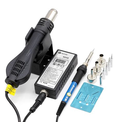 Yarboly 8858 Portable BGA Rework Solder Station Hot Air Gun Hair Dryer ...