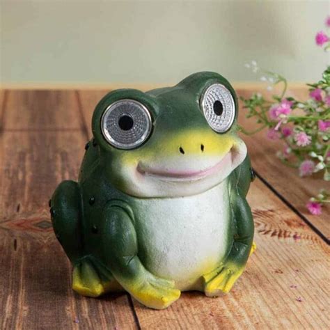 Соларна лампа - Зелена жаба | S-gifts.bg
