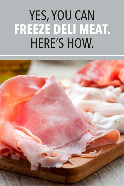 A detailed information chart on how to freeze lunch meat – Artofit