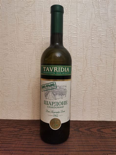 Вино белое полусладкое Tavridia Шардоне | отзывы