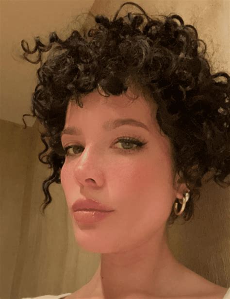 Halsey Posted Her Natural Hair, and We Did a Double Take