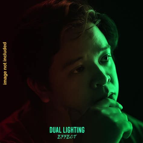 Premium PSD | Dual lighting effect