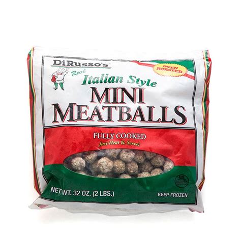 Beef Mini Meatballs - 2 lb. (Fully Cooked) - DiRusso's
