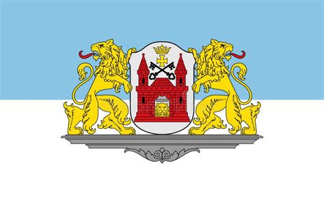 Flag of Riga, Latvia stock illustration. Illustration of state - 131897468