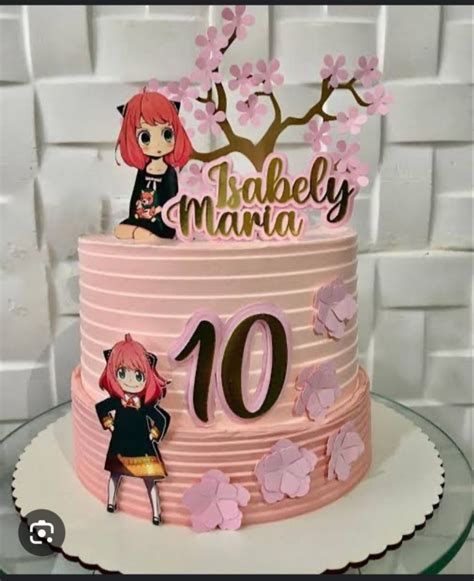 Bolos De Anime Feminino - Bolo de anime | Bolo desenho, Mini bolos de aniversário, Topo de bolo ...