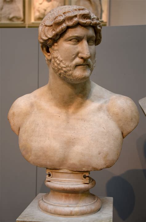 marble bust  emperor hadrian world history encyclopedia