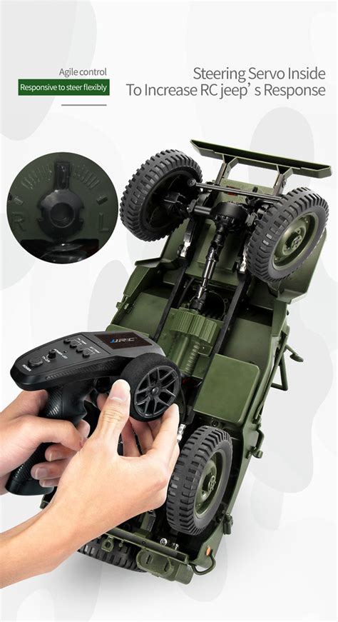 JJRC Q65 Transporter-6 2.4G 1:10 RC Car RTR Army Green