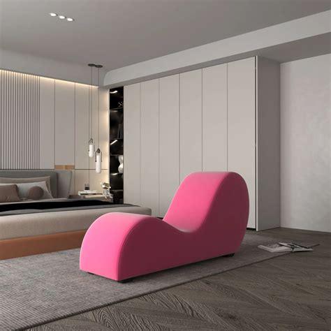 2023 Hot Selling PU Leather S Shape Sex Yoga Chair for Couple