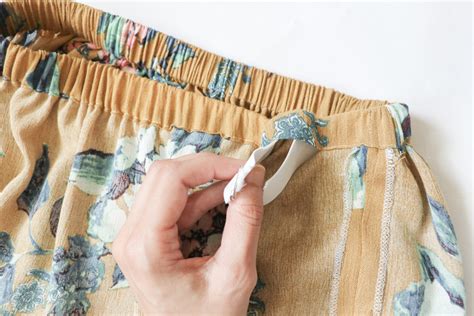 attach elastic waistband  skirt glamourground