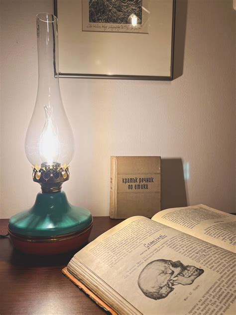 1974 Vintage Soviet Electric Kerosene-style Table Lamp Desk Lamp Night ...