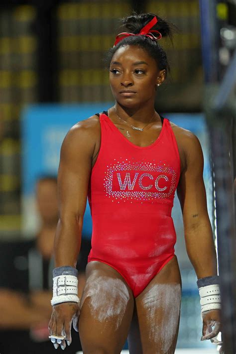 Here's Your First Look at Simone Biles's Return to Gymnastics Ahead of