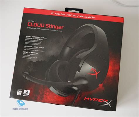 Mobile-review.com Обзор игровой гарнитуры HyperX Cloud Stinger