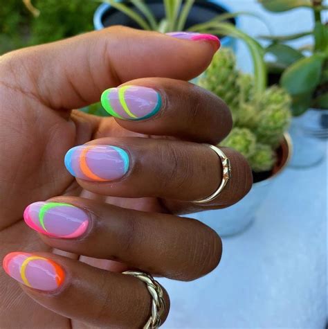 Pin by Vera Tsvetkova on Nails | Neon nails, Fun nails, Swag nails