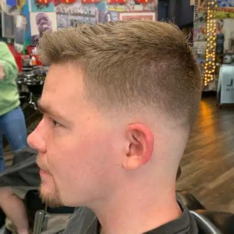 crew cut  fade haircuts  men long short crew cut barber shop
