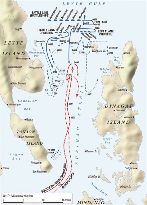 During the Battle of Surigao Strait, American Rear Admiral Jesse