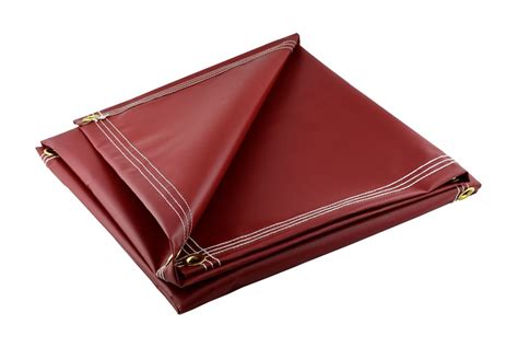 Heavy Duty Burgundy Vinyl Tarps - 18 oz | Tarps & Tie-Downs