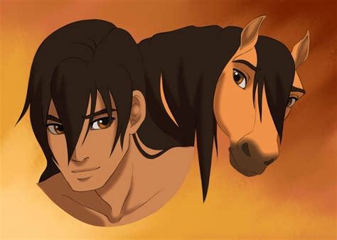 spirit human version caballo spirit  del arte spirit el corcel