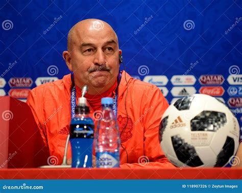 Russian National Football Team Coach Stanislav Cherchesov Editorial ...