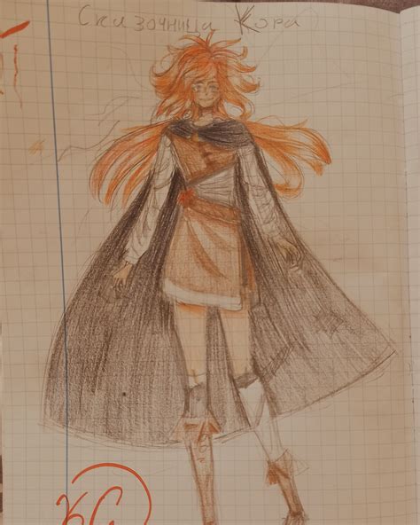ArtStation - нарисовала своего персонажа, я ее обожаю