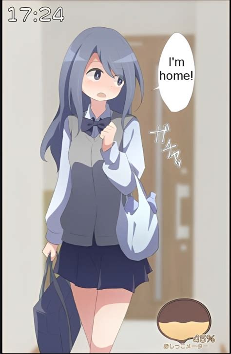 Girl holds her pee on purpose Partially made it version 1 - Omorashi