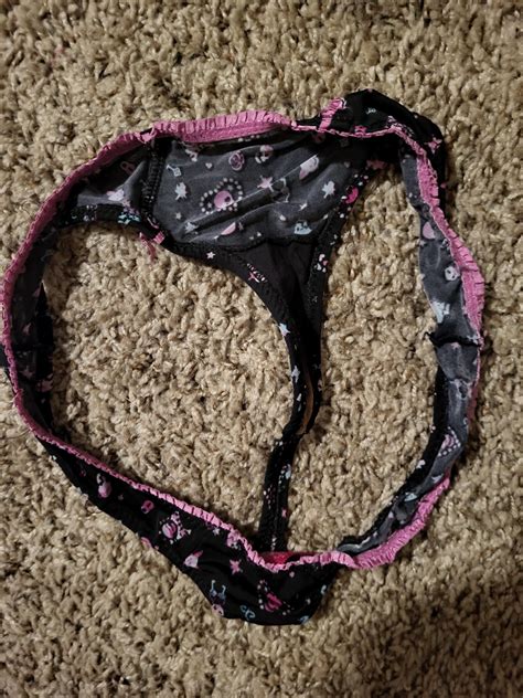 Another pair of my sisters panties filled with my cum. Love knowing