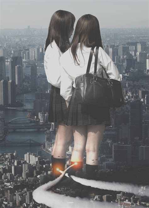 Giantess Asian School Girls by Artick699 on DeviantArt