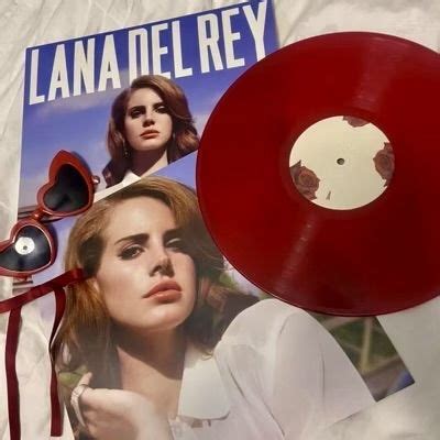 Красный винил Lana Del Rey - Born To Die LP + вкладыш (Limited USA ...
