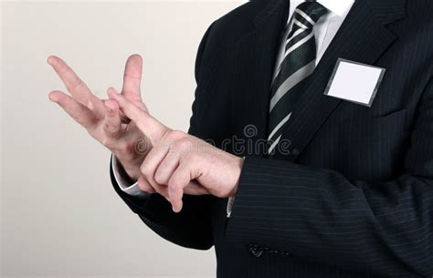 Business Man Making a Point Stock Photo - Image of career, blank: 2223604