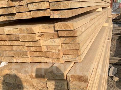 Доска обрезная 50х150х6000 Сосна, в наличии. Цена: 1 147₽ во Владивостоке