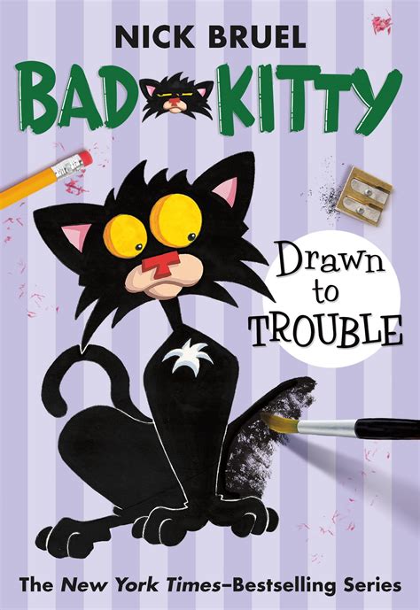 Amazon.com: Bad Kitty Drawn to Trouble (paperback black-and-white