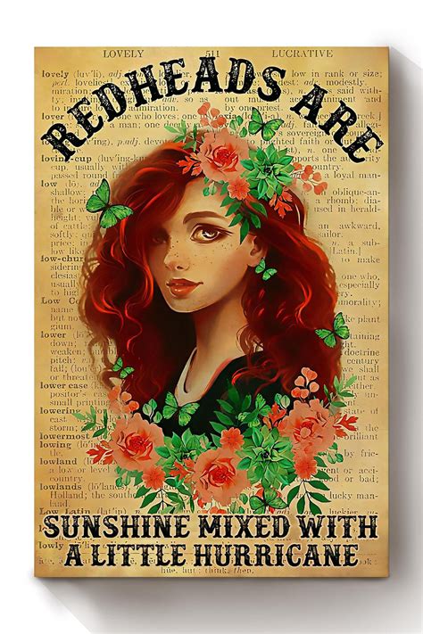 Redheads Are Sunshine Mixed With A Little Hurricane Woman Gift For