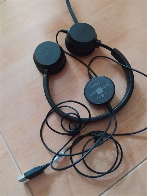 Jabra headset with microphone, Audio, Headphones & Headsets on Carousell