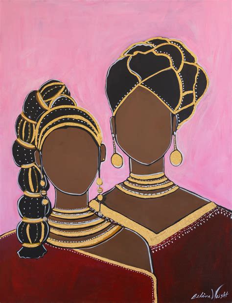 Caribbean Elegance: A Regal Bond" by Belina Wright. – BwrightArt