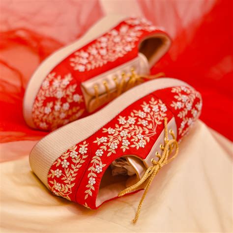 Shop Mia Bridal Sneaker Wedges | Indian Shoes for Weddings – aroundalways