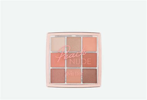 Alvin D'or Тени для век Palette Peach NUDE теплые персиковые тона 13 г ...