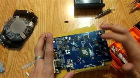 GTX 650 1gb замена термопасты в видеокарте - YouTube