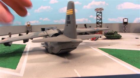 Micro Machines Transport plane toy review! - YouTube