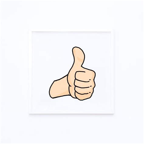 How to Draw a Thumbs Up - Step by Step Easy Drawing Guides - Drawing Howtos