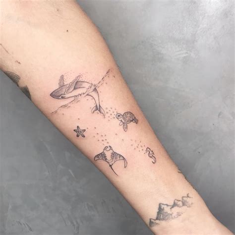 Tatuagem Fundo Do Mar No Braço - Tatuagem fundo do mar | Tattoo fundo do mar, Tatuagens mar, Ideias de ...