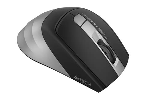 Мышь беспроводная A4Tech Fstyler FG35 серый/черный оптическая (2000dpi ...