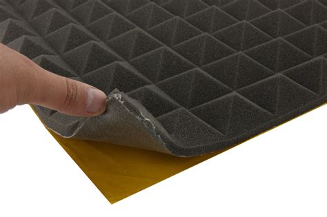 Купить Шумопоглотитель ACOUSTICS Piramide 30, самоклеющаяся, толщ. 30мм ...