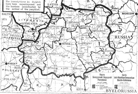 Territorial claims of Belarusian National Republic (Belarusian People's ...