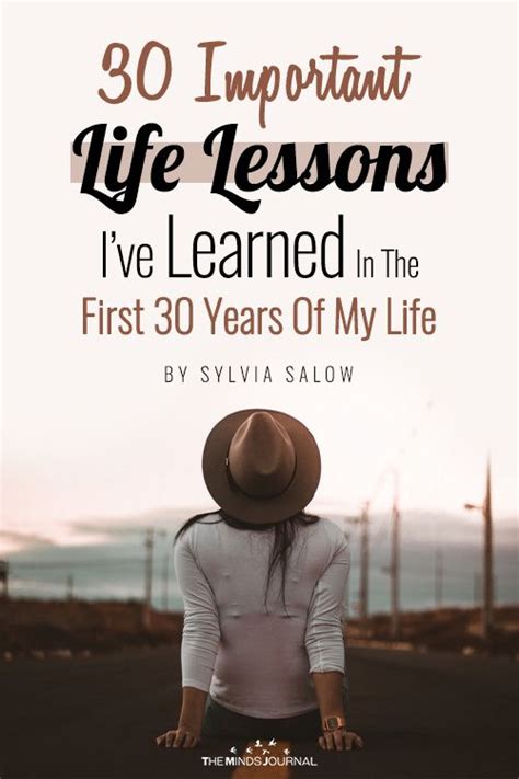 30 Important Life Lessons I’ve Learned In The First 30 Years Of My Life ...