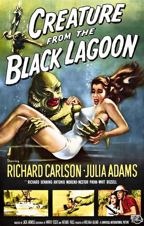 CREATURE from the BLACK LAGOON LOBBY POSTER 1954 Photograph by Daniel ...