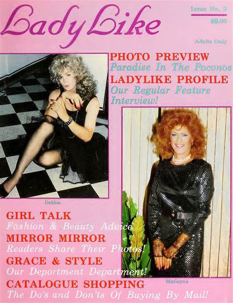 Ladylike Issue 2, 1988 Vintage Crossdressing Magazine Crossdressers