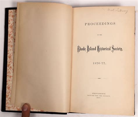Rhode Island Historical Society Reports [150205]