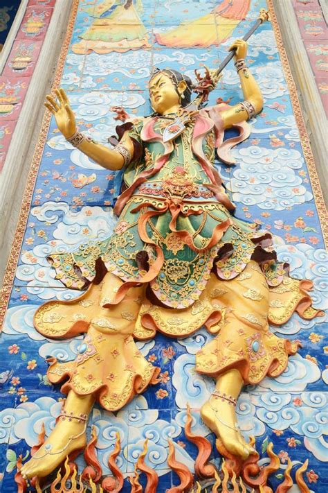 Statue of the Chinese Sea Goddess Mazu, Srgb Image Editorial Image ...