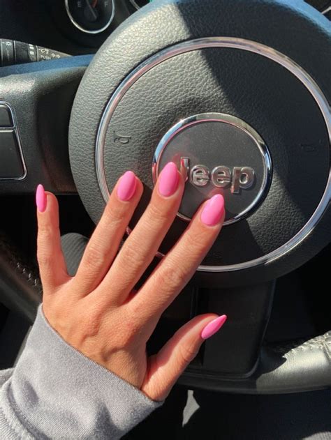 pink acrylic nails in 2024 | Pink acrylic nails, Pink gel nails, Pink nails