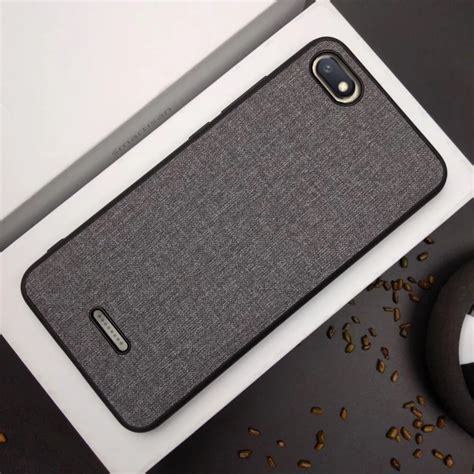 Xiaomi redmi 6a Edition Case Fabric Hard PC Luxury Retro Cloth Leather ...